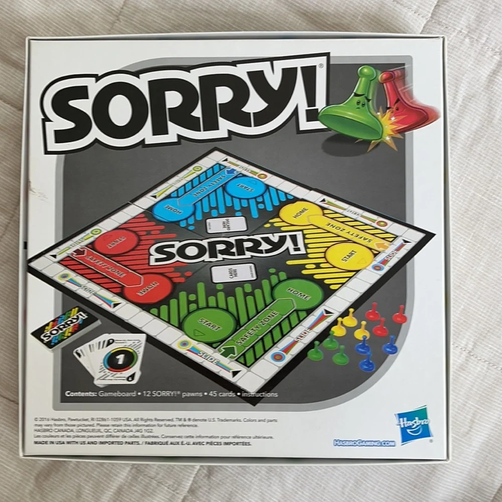 Sorry! Board Game NEW